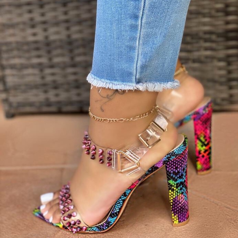 🔥New🔥Tanisha Multi Snake Heels.😍6-10